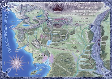 ArtStation - Beleriand and Realms of The North