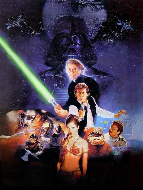 Star Wars Episode VI - Return of the Jedi 1983 Digital Art by Geek N Rock