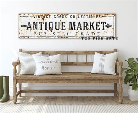 Prints DOWNLOAD French Farmhouse Wall Decor Flea Market Sign Vintage ...