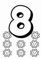 Printable Number Coloring Pages sketch template