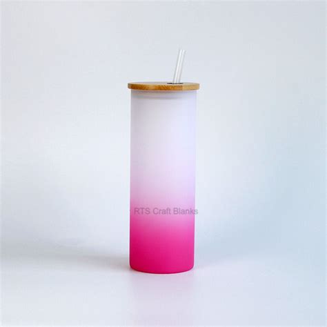 Frosted Ombre Sublimation Tumbler | RTS Craft Blanks