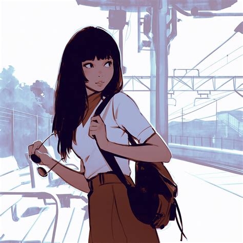 Wallpaper : illustration, anime, artwork, cartoon, black hair, Ilya ...