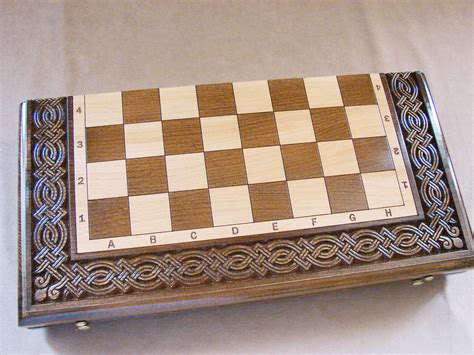 Wooden Chess Board Hand Carved with pieces Handmade Wooden | Etsy