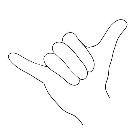 Hand Gesture Call Me Digital Download SVG PNG File - Etsy