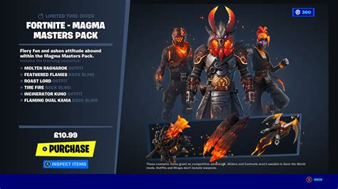 Fortnite - *NEW* MAGMA MASTERS PACK/BUNDLE!!! - YouTube