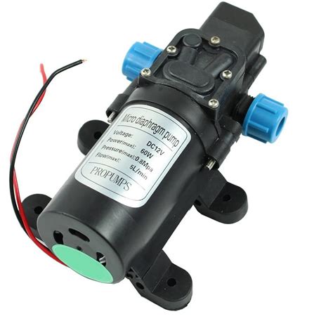 Mini Electric Water Pump DC 12V 60W High Pressure Micro Diaphragm Water ...