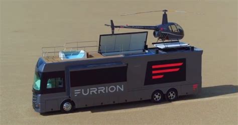 Furrion ELYSIUM Luxury RV That Comes With A Mini Helicopter