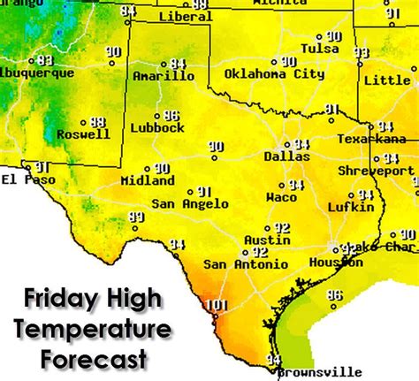 July 10, 2015 Texas Weather Roundup