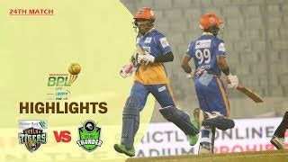 LakvisionTV | Khulna Tigers vs Sylhet Thunder Highlights | 24th Match ...