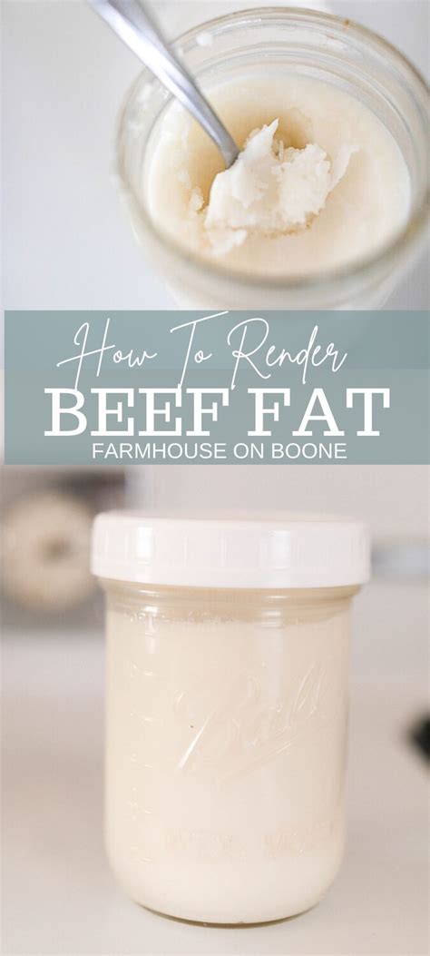 How To Render Beef Fat - Farmhouse on Boone