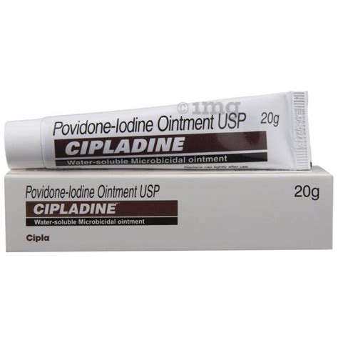 Cipladine Ointment: Buy tube of 20.0 gm Ointment at best price in India ...