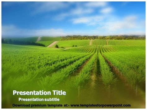 Agriculture Templates For Ppt