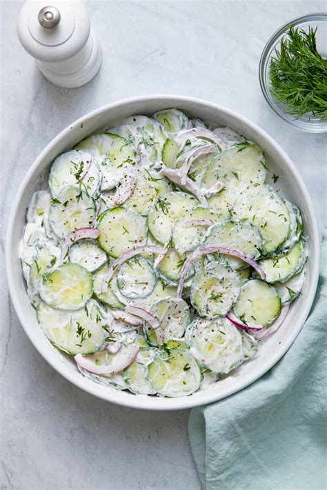 Top 9 cucumber salad with sour cream 2022