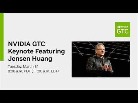 NVIDIA GTC 2023 Keynote with NVIDIA CEO Jensen Huang - Starts 8am Pacific / 11am Eastern : r/nvidia