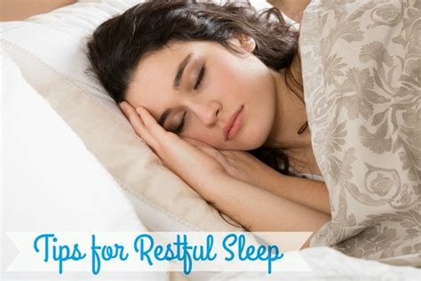 Tips for Restful Sleep