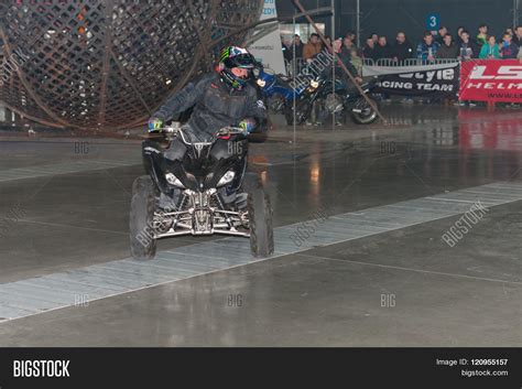 Stuntman Riding Quad Image & Photo (Free Trial) | Bigstock