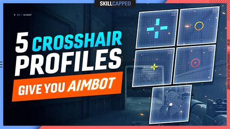 5 Crosshair Profiles YOU NEED for GODLIKE AIM - Valorant Settings Guide ...