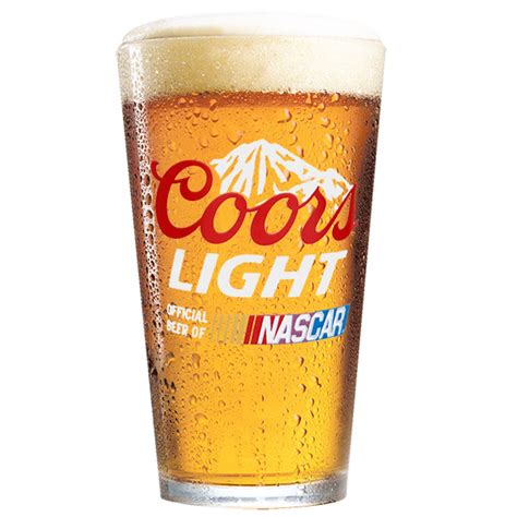 Coors Light Nascar Pint Glass