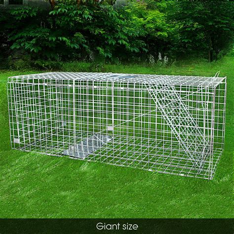 XXL Animal Cage Trap Extra Large Humane Possum Live Catch Cat Rabbit ...