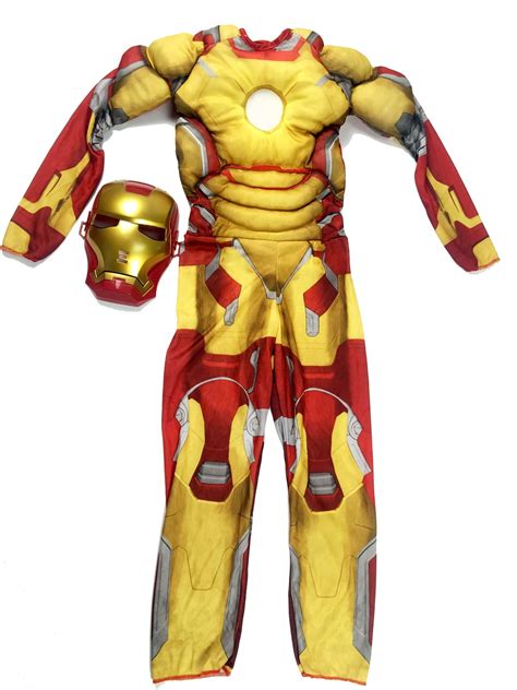 Cosplay Costume Iron Man Costume Fancy Dress Costumes for Kids Ironman Halloween Costumes for ...