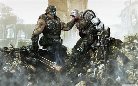 wallpaper locust, gears of war, game HD : Widescreen : High Definition : Fullscreen