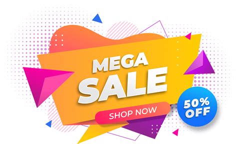 Mega Sale Shop Now Vector PNG | Shopping sale, Shop now, Shopping