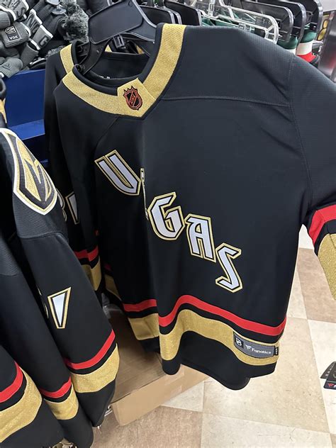 Spotted at local Lids Locker Room in Vegas : r/hockeyjerseys