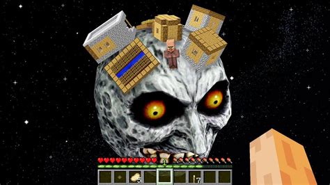 This is VILLAGE in LUNAR MOON !!! Minecraft Scary Moon Life Challenge !!! - YouTube