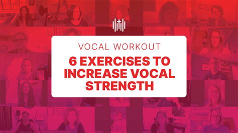 6 Exercises to Increase Vocal Strength - Video Workouts - Worship Vocalist