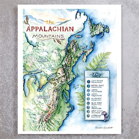 Appalachian Mountains Map – thosewhobloom