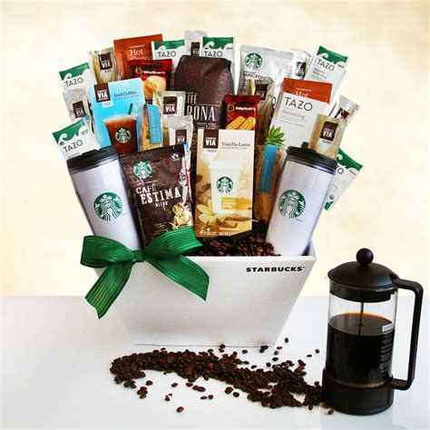 Starbucks Ultimate Starbucks Coffee Lovers Gift Basket | Coffee lover gifts basket, Mother's day ...