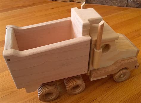 Handmade Wooden Dump Truck Toy | Etsy