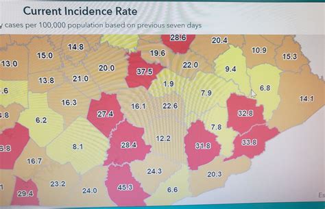 Eastern Kentucky COVID Incidence Rates – 10-7-20 – Bluegrass Sports Nation