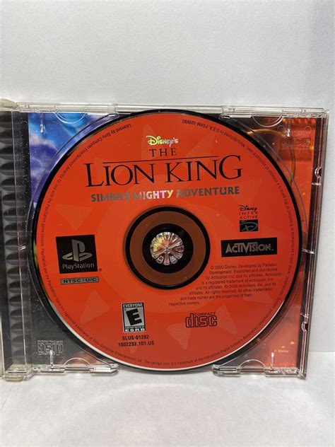 The Lion King: Simba's Mighty Adventure (Sony PlayStation 1 = PS One ...