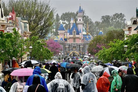 Here’s what happens at Disneyland during rain storms