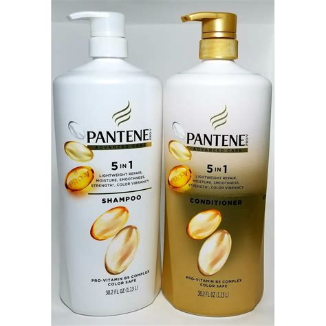 Set Pantene Advanced Care Shampoo and Conditioner 5 in 1 Lightweight ...