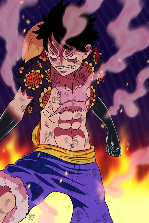 Fight Hard Luffy! by CMartworkXL on DeviantArt