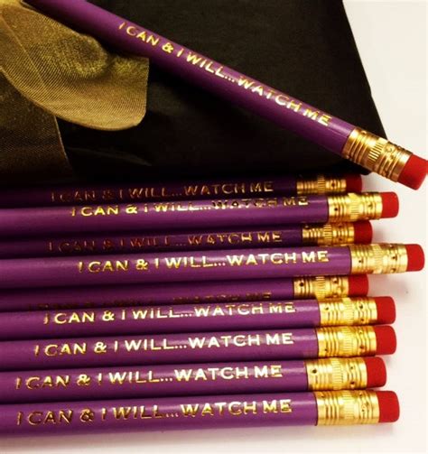 Custom Pencils Set of 12 Personalized Pencils Engraved