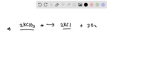 SOLVED:Write the balanced chemical equation for (a) the thermal decomposition of potassium ...