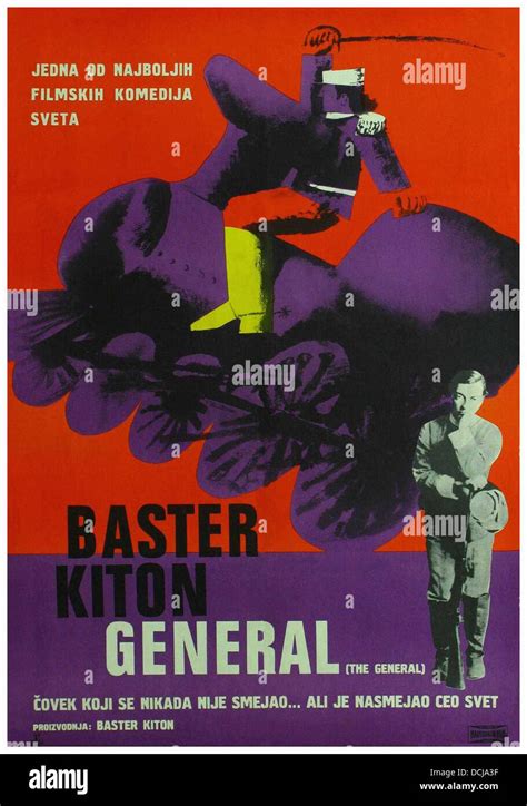 THE GENERAL - Buster Keaton Productions 1927 - Movie Poster Stock Photo - Alamy