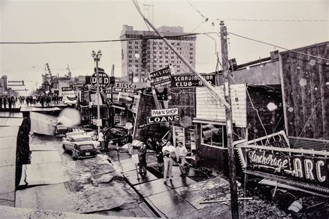 1964 Great Alaska Earthquake Photo of Downtown Anchorage, Alaska - Encircle Photos