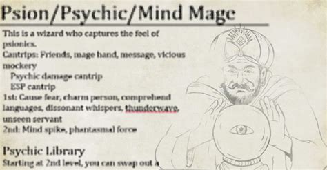 The Psion/Psychic/Mind Mage pt1 – The Mike Mearls Happy Fun Hour!