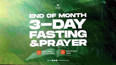 3 DAYS END OF MONTH PRAYER AND FASTING | DAY THREE | MORNING | REVD ...