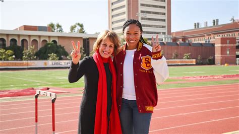 Home of USC track and field team renamed Allyson Felix Field