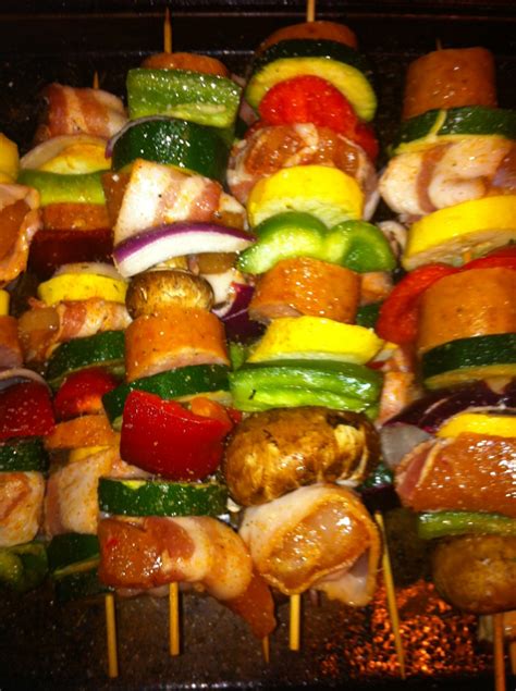 Our Cooking Obsession: Bacon Wrapped Chicken Kebobs