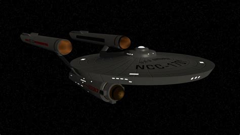 Star Trek: USS Enterprise NCC-1701 | A simpler model than my… | Flickr