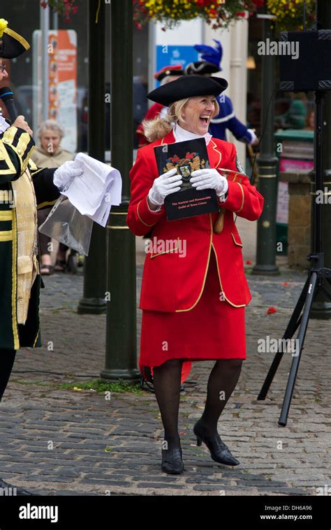 Marion Ladd, Town Crier for Shipston on Stour at the 2011 Town Crier ...