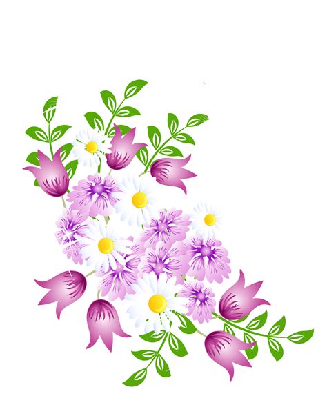 Easter Flower Bouquet Background PNG Image - PNG Play