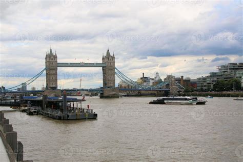 A view of Tower Bridge in London 14791575 Stock Photo at Vecteezy