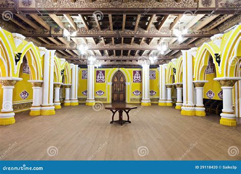 Inside Bangalore Palace editorial image. Image of large - 29118420